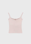 Ferriot Henley Neck Crop Sleeveless (Built-in Cap)