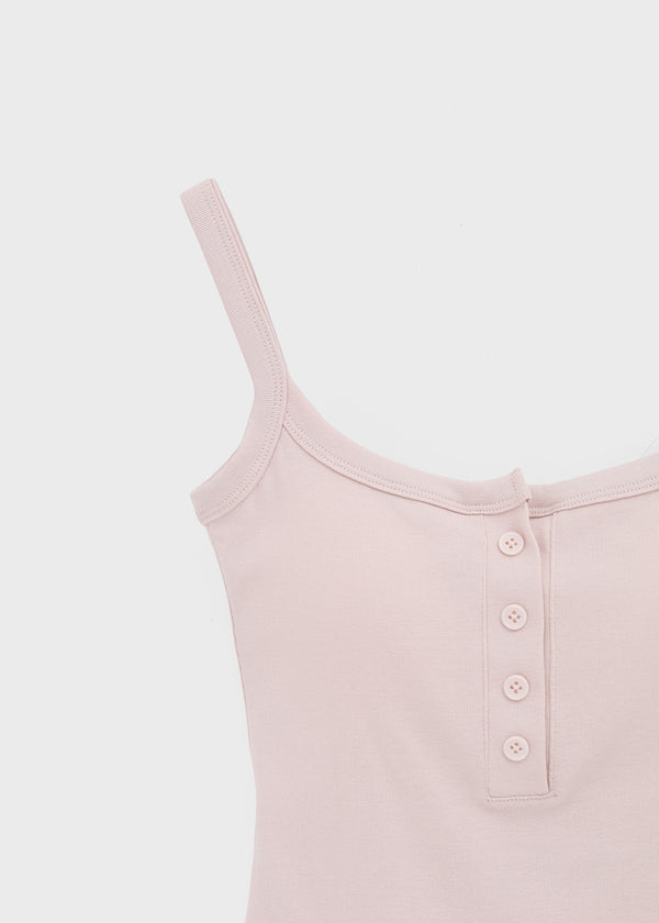Ferriot Henley Neck Crop Sleeveless (Built-in Cap)