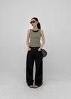 [MADE] Plio U-Neck Ribbed Sleeveless Top