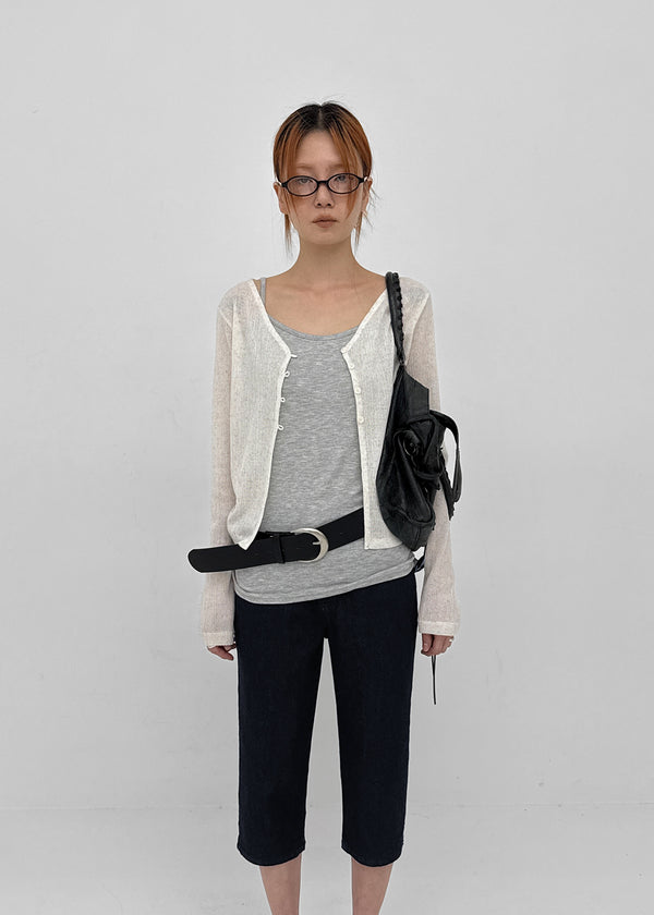 [MADE] Sharel Linen Knit Cardigan