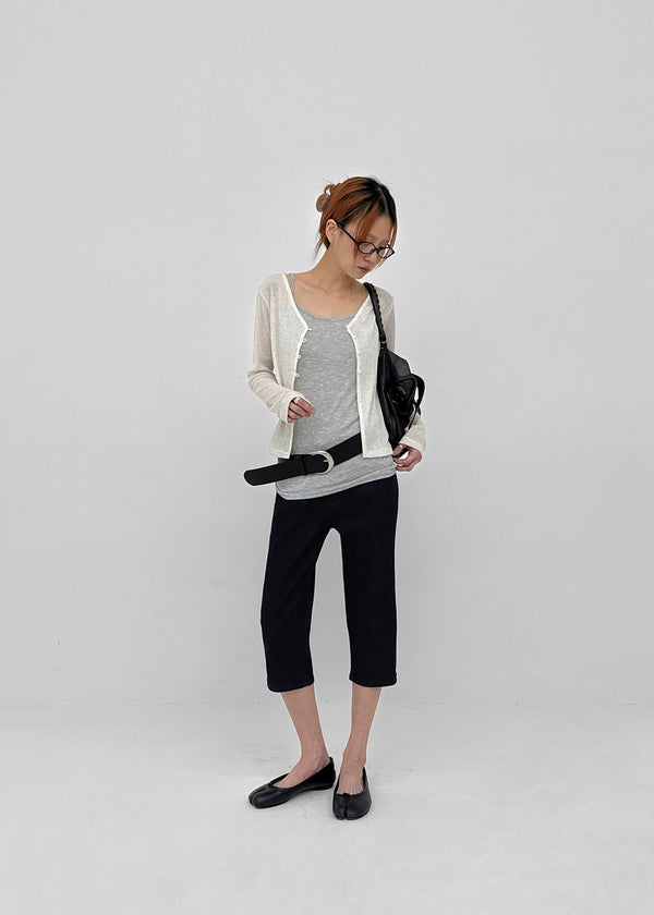 [MADE] Sharel Linen Knit Cardigan