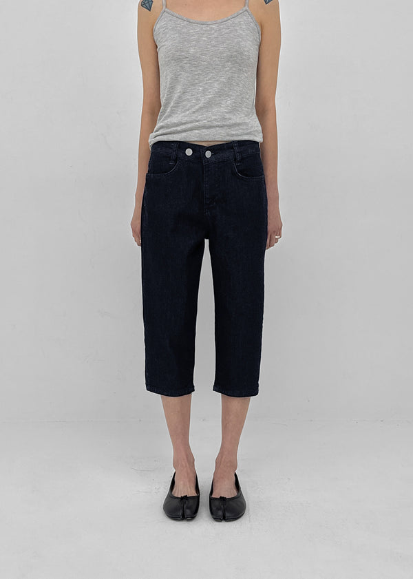 Labetin Button Capri Denim Pants