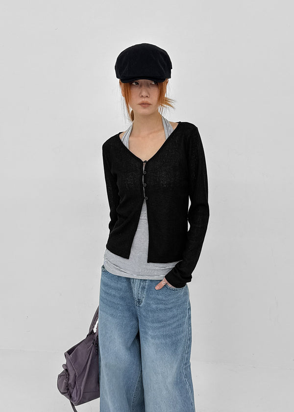 [MADE] Sharel Linen Knit Cardigan