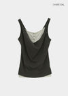 Serio Button Layered Sleeveless