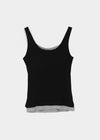 Serio Button Layered Sleeveless