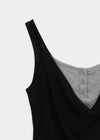 Serio Button Layered Sleeveless