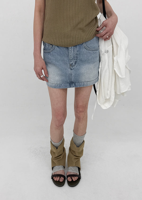Zenlo Back Pocket Mini Skirt Pants