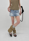 Zenlo Back Pocket Mini Skirt Pants