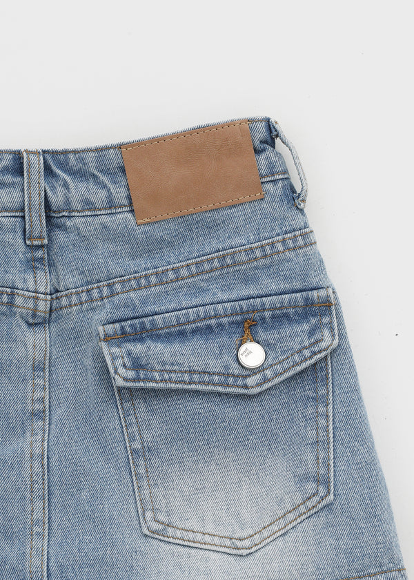 Zenlo Back Pocket Mini Skirt Pants