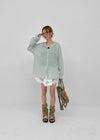 Kenocton Banding Frill Pumpkin Mini Skirt Pants