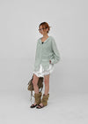 Kenocton Banding Frill Pumpkin Mini Skirt Pants