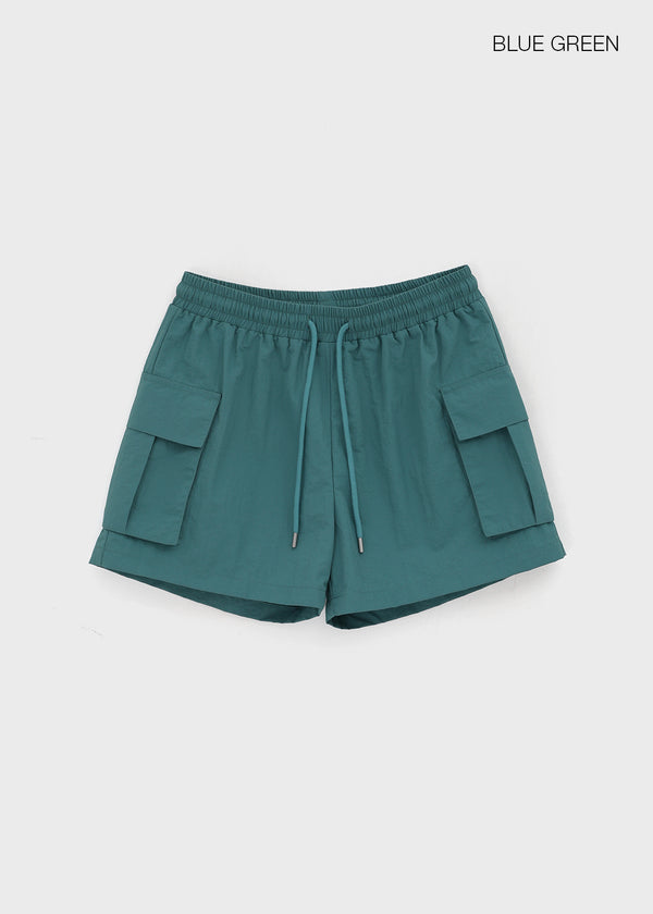 [MADE] Angti Nylon Cargo Banding Shorts