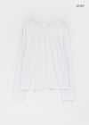 (UNISEX) New Vain Round Long Sleeve Tee