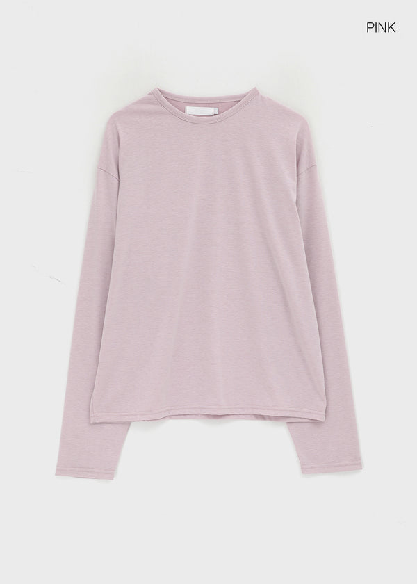(UNISEX) New Vain Round Long Sleeve Tee