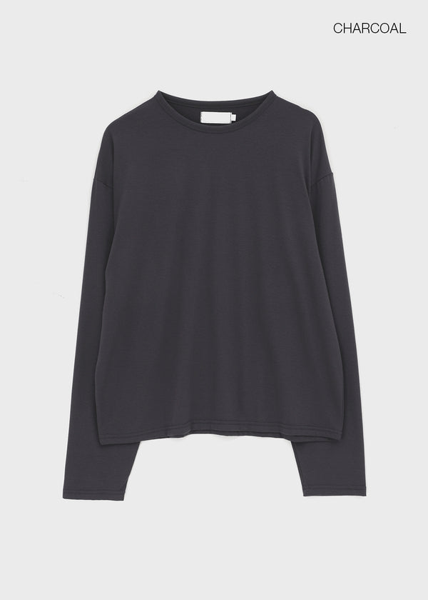 (UNISEX) New Vain Round Long Sleeve Tee