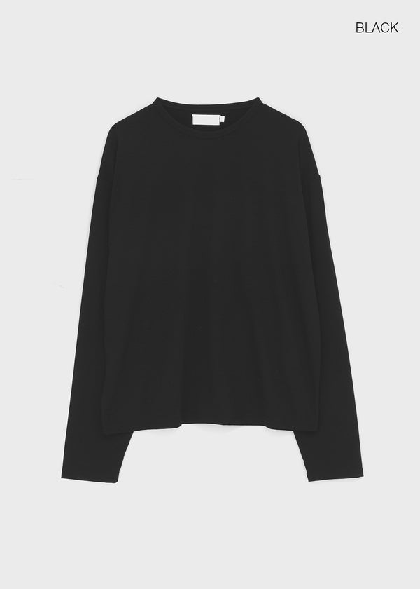 (UNISEX) New Vain Round Long Sleeve Tee