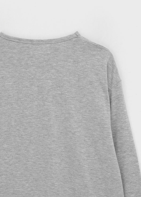 (UNISEX) New Vain Round Long Sleeve Tee