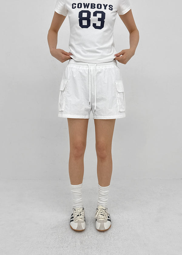 [MADE] Angti Nylon Cargo Banding Shorts