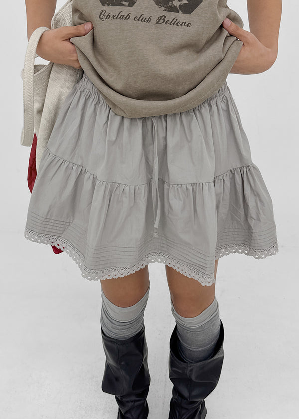 Hamelin Lace Cancan Miniskirt