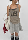 Shollit Vintage Print Layered Sleeveless