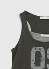 Shollit Vintage Print Layered Sleeveless