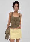 Booke Vintage Eyelet Strap Sleeveless
