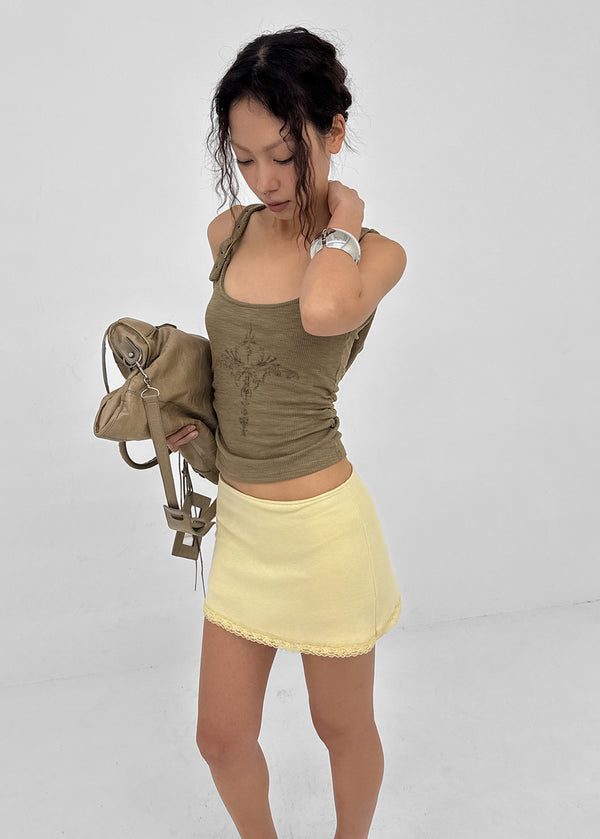 Booke Vintage Eyelet Strap Sleeveless