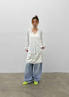 Jaws V-neck Summer Cotton Cardigan