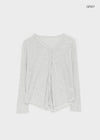 Jaws V-neck Summer Cotton Cardigan