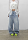 Rotit Summer Wide Denim Pants