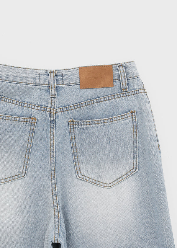 Rotit Summer Wide Denim Pants
