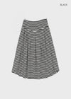 Paikan Summer Striped Long Skirt