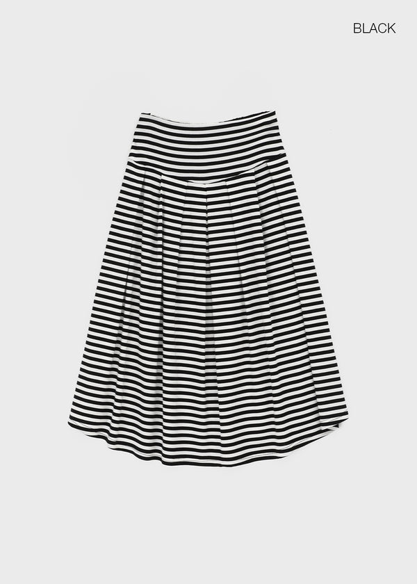 Paikan Summer Striped Long Skirt