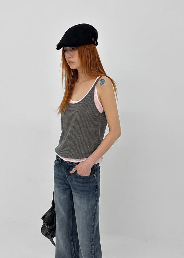 Camrene Low-waist Bootcut Denim Pants