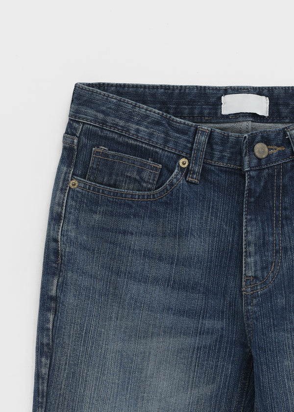 Camrene Low-waist Bootcut Denim Pants
