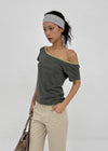 Tellony Cut-out Cotton Capri Pants