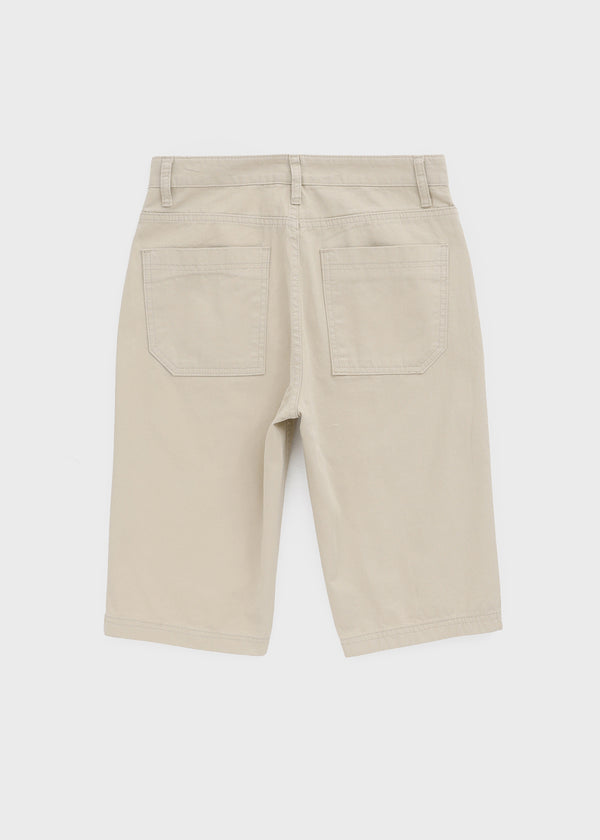 Tellony Cut-out Cotton Capri Pants