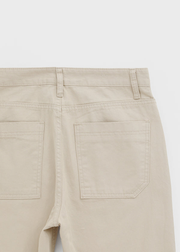 Tellony Cut-out Cotton Capri Pants