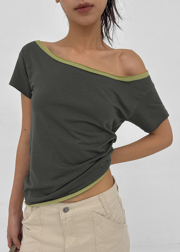 [MADE] Richkey Layered Short Sleeve Top
