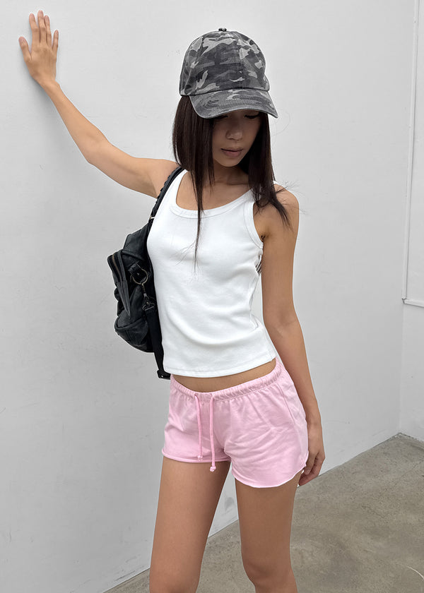 [MADE] Plio U-Neck Ribbed Sleeveless Top