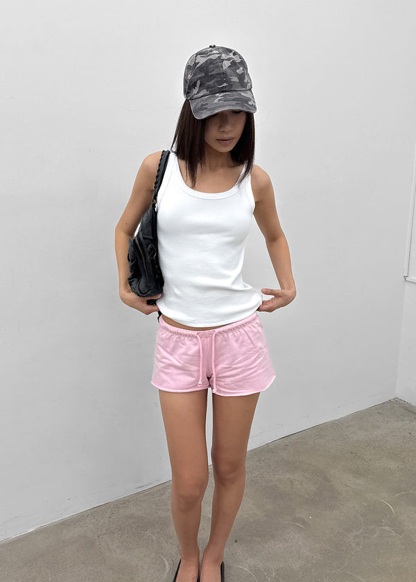[MADE] Plio U-Neck Ribbed Sleeveless Top