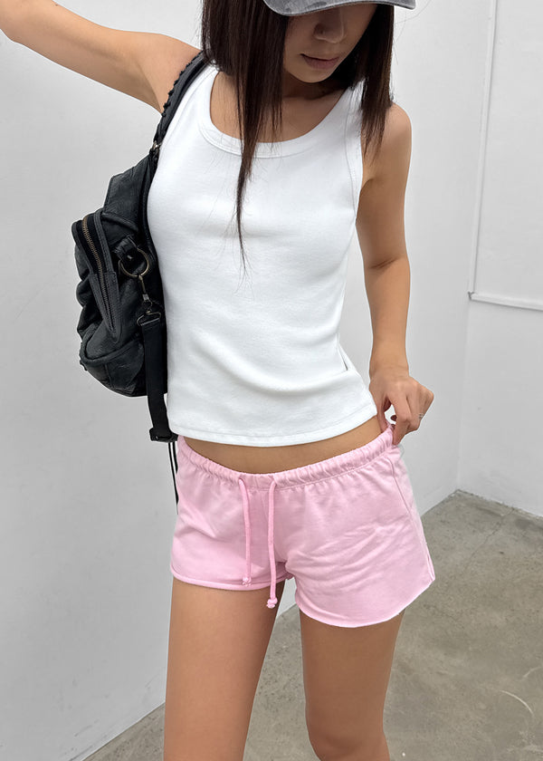 [MADE] Plio U-Neck Ribbed Sleeveless Top