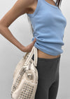 [MADE] Plio U-Neck Ribbed Sleeveless Top