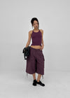 Forets Ribbed Halter Sleeveless