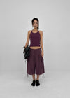 Forets Ribbed Halter Sleeveless