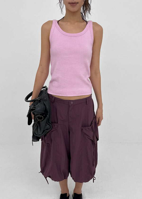 [MADE] Plio U-Neck Ribbed Sleeveless Top