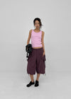 [MADE] Plio U-Neck Ribbed Sleeveless Top