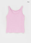 [MADE] Plio U-Neck Ribbed Sleeveless Top