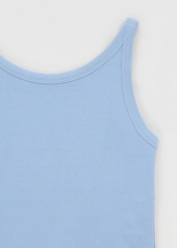 [MADE] Plio U-Neck Ribbed Sleeveless Top