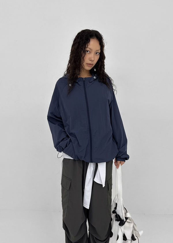 (UNISEX) Nuvec String Windbreaker Jumper